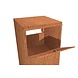 Adezz Adezz Brievenbus Cortenstaal Ivar 35x35x120cm Adezz Adezz Brievenbus Cortenstaal Ivar 35x35x120cm