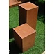 Adezz Adezz Sokkel Cortenstaal Vierkant 30x30x80cm Adezz Adezz Sokkel Cortenstaal Vierkant 30x30x80cm