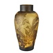 Cameo glasvaas met bloemen motief 34cm Cameo glasvaas met bloemen motief 34cm