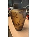 Cameo glasvaas met bloemen motief 34cm Cameo glasvaas met bloemen motief 34cm