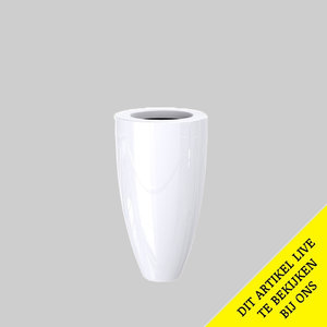 Adezz Producten Planter Polyester High Gloss Round Canna 50x90cm