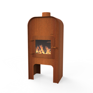 Forno Producten Forno Garden Fireplace with Door 75x50x150cm
