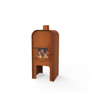 Forno Producten Forno Garden Fireplace with Door 55x49x120cm