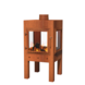 Forno Forno Tuinhaard Digna Cortenstaal 50x50x95cm Forno Forno Tuinhaard Digna Cortenstaal 50x50x95cm