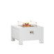 Forno Forno Fire Table With Gas Burner Aluminum Square 80x80x50cm Forno Forno Fire Table With Gas Burner Aluminum Square 80x80x50cm