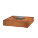 Forno Forno Vuurtafel Met Grill Cortenstaal Vierkant 120x120x28cm Forno Forno Vuurtafel Met Grill Cortenstaal Vierkant 120x120x28cm