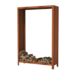 Forno Forno Wood storage Corten steel 120x40x180cm Forno Forno Wood storage Corten steel 120x40x180cm