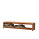 Forno Forno Wood storage Corten steel 200x40x43cm Forno Forno Wood storage Corten steel 200x40x43cm