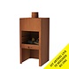Forno Forno Gartenkamin Stig Cortenstahl 50x50x10cm Forno Forno Gartenkamin Stig Cortenstahl 50x50x10cm