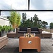 Forno Forno Vuurtafel Met Gasbrander Cortenstaal Rechthoek 100x80x50cm Forno Forno Vuurtafel Met Gasbrander Cortenstaal Rechthoek 100x80x50cm