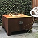 Forno Forno Vuurtafel Met Gasbrander Cortenstaal Rechthoek 100x80x50cm Forno Forno Vuurtafel Met Gasbrander Cortenstaal Rechthoek 100x80x50cm