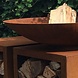 Forno Forno Vuurschaal Cortenstaal 80x21cm Forno Forno Vuurschaal Cortenstaal 80x21cm