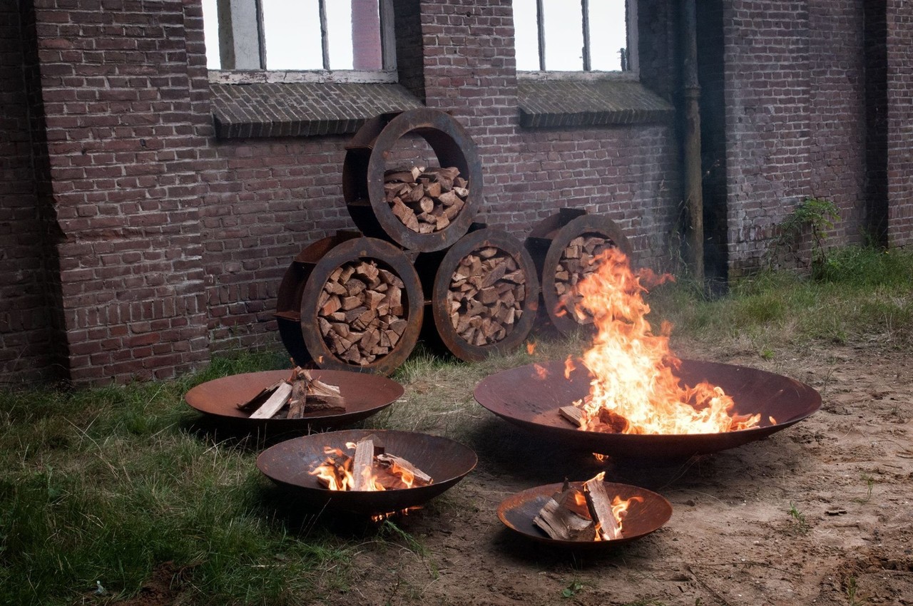 Forno Feuerschale Cortenstahl 100x21cm Eliassen Home & Garden Pleasure