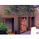 Forno Forno Holzlager mit HR-Beschichtung 150x40x180cm Forno Forno Holzlager mit HR-Beschichtung 150x40x180cm