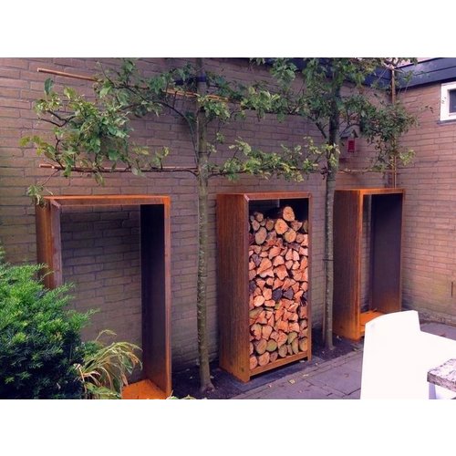 Forno Producten Forno Holzlager mit HR-Beschichtung 120x40x100cm