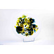 Glazen schaal Monet groen/geel 40cm. Glazen schaal Monet groen/geel 40cm.