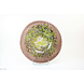 Glass bowl Dark green 40 cm. Glass bowl Dark green 40 cm.