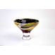 Glasschale Bernstein mit rot 22cm. Glasschale Bernstein mit rot 22cm.