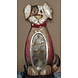 Metalen beeld Hond met lamp Metalen beeld Hond met lamp