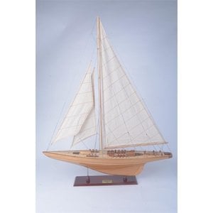 Model zeilboot hout Endeavour XXL