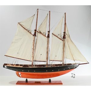 Model sailboat wood Atlantic