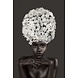 Glass painting White flower woman 80x120cm. Glass painting White flower woman 80x120cm.