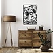 Wanddeco pup 50x70cm Wanddeco pup 50x70cm