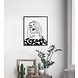 Muurdeco Vrouw modern 70cm Muurdeco Vrouw modern 70cm