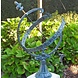 Eliassen Sonnenuhr aus Bronze auf hohem Fuß Eliassen Sonnenuhr aus Bronze auf hohem Fuß