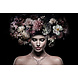 Glasschilderij Flower woman 80x120cm. Glasschilderij Flower woman 80x120cm.