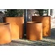 Adezz Pflanzer Corten Stahl Rundatlas ohne Boden 150x60 Adezz Pflanzer Corten Stahl Rundatlas ohne Boden 150x60