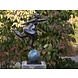 Bronzen dame op bal Bronzen dame op bal