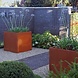 Adezz Pflanzer Corten Stahl Square Andes ohne Boden 120x120x40cm Adezz Pflanzer Corten Stahl Square Andes ohne Boden 120x120x40cm