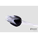 Bloem glas Tulp zwart/wit Bloem glas Tulp zwart/wit