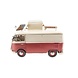 Miniatur-VW-Bus-Verkaufswagen mit Kennzeichen Miniatur-VW-Bus-Verkaufswagen mit Kennzeichen