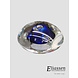 Kristalglazen presse-papier Steen blauw Kristalglazen presse-papier Steen blauw