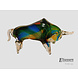 Bull colored Bull colored