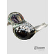 Beeld glas Vogel zwart 12cm Beeld glas Vogel zwart 12cm