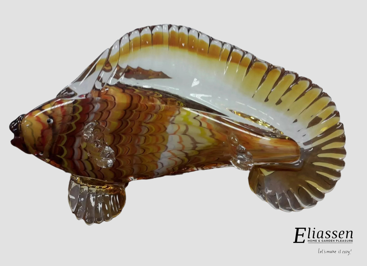 Glass statue fish Eliassen Home & Garden Pleasure