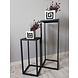 Plantentafel set 2-delig Hilde zwart Plantentafel set 2-delig Hilde zwart