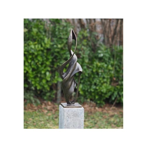 Figur abstrakt modern bronze 58cm