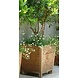 Adezz Plantenbak Hardhout Vierkant Sevilla Tapered 55x55x72cm Adezz Plantenbak Hardhout Vierkant Sevilla Tapered 55x55x72cm