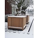 Adezz Plantenbak Hardhout Vierkant Sevilla Tapered 55x55x72cm Adezz Plantenbak Hardhout Vierkant Sevilla Tapered 55x55x72cm