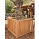 Adezz Plantenbak Hardhout Vierkant Malaga Rhombus 100x100x75cm Adezz Plantenbak Hardhout Vierkant Malaga Rhombus 100x100x75cm