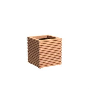 Adezz Producten Pflanzgefäß Hartholz quadratisch Malaga Rhombus 60x60x61cm