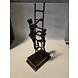 Bronze sculpture 2 people on a ladder Bronze sculpture 2 people on a ladder