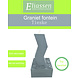 Moderne tuinfontein graniet Tieske 120cm Moderne tuinfontein graniet Tieske 120cm