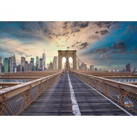 Glasmalerei Brooklyn Bridge 110x160cm.