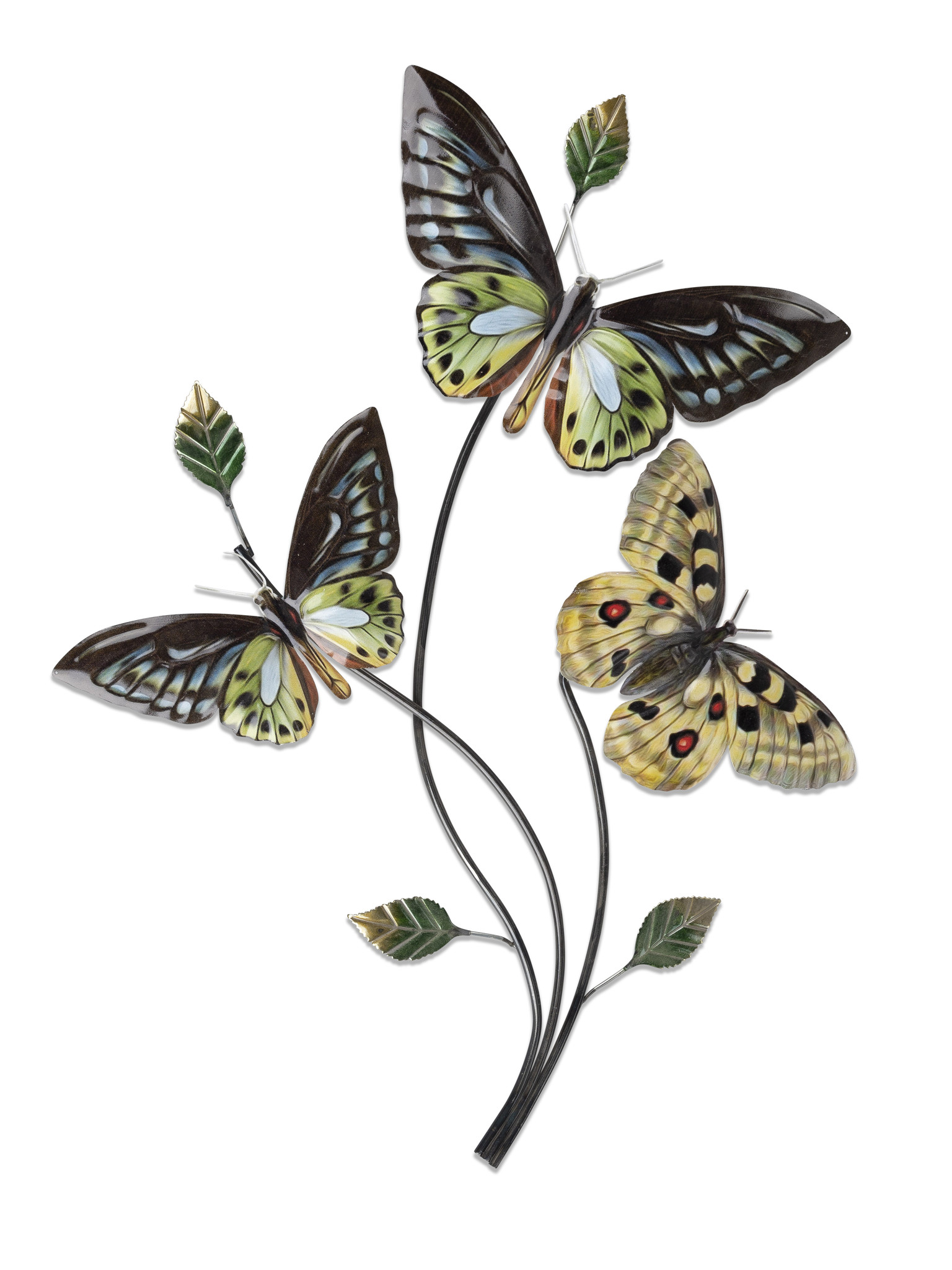 Bank knoflook Flipper Wanddecoratie 3d met 3 vlinders staand 70cm - Eliassen Home & Garden  Pleasure