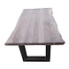 Esstisch Tisch Akazie rauchgrau 6cm Platte 180x100cm Esstisch Tisch Akazie rauchgrau 6cm Platte 180x100cm